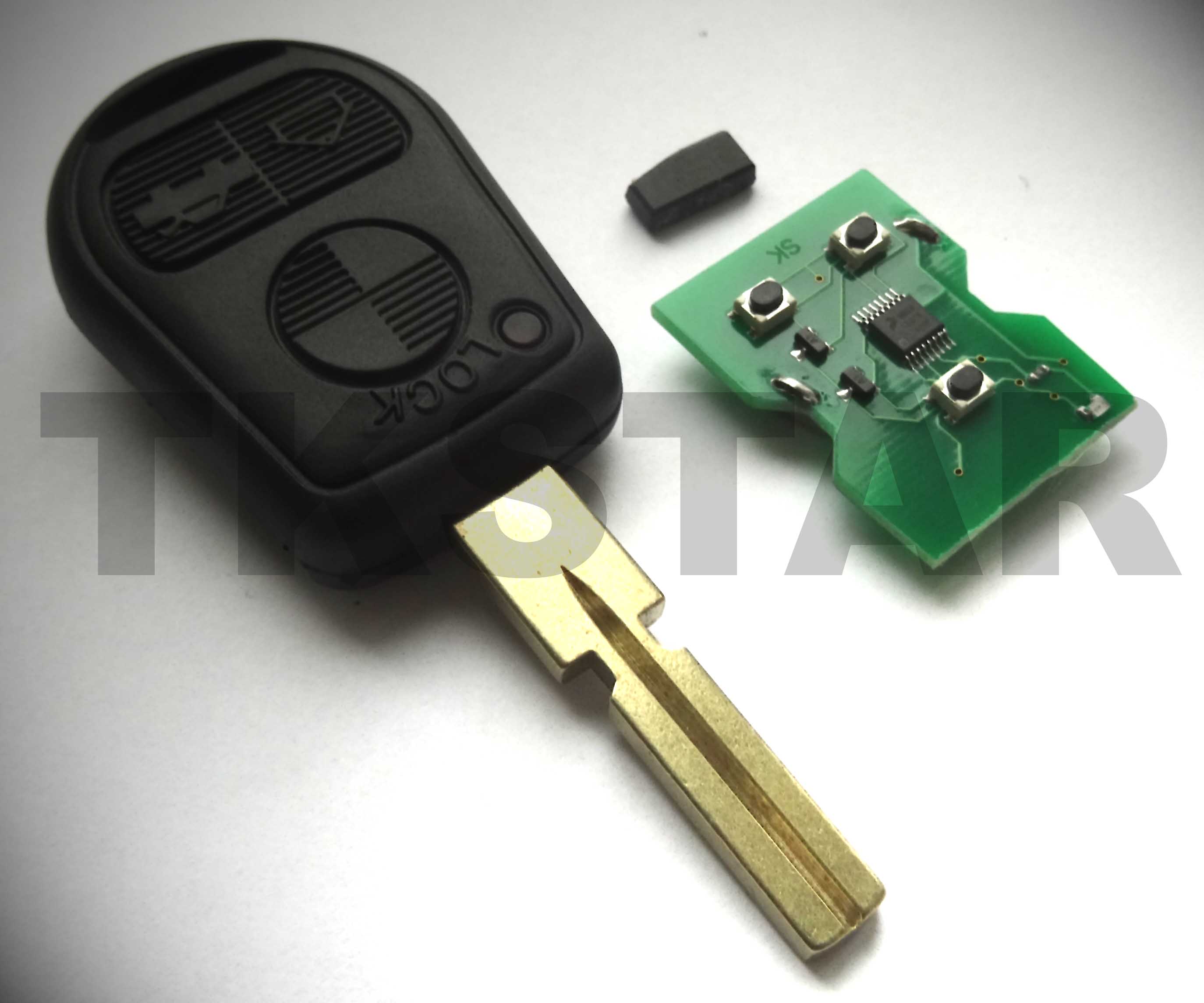 Auto Funk Schlüssel 434 MHz Fernbedienung HU92 passend für BMW E36 E38 E39 E46