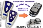 Mobile Preview: TK STAR 433 Mhz Handsender Fernbedienung kompatibel zu Novoferm 512 Micro 502 MAX43-2 504 MAX43-4 ISO45 Novotron 524 522
