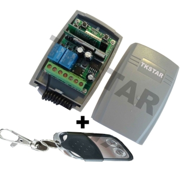 TK STAR 12-24V Wifi Wlan 433Mhz Funk Empfänger Schalter Taster Garagentor + Handsender
